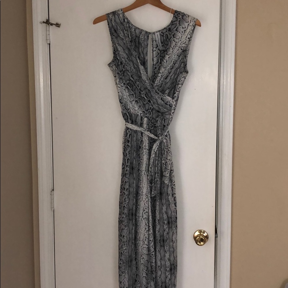 Gorgeous Snake Skin Silky Romper